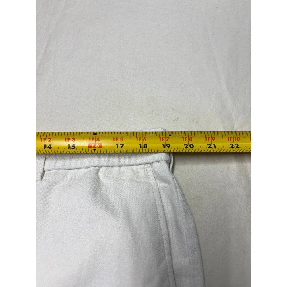 Banana Republic Athletic Linen Transition Pants White Mens 38x28 878276-02
